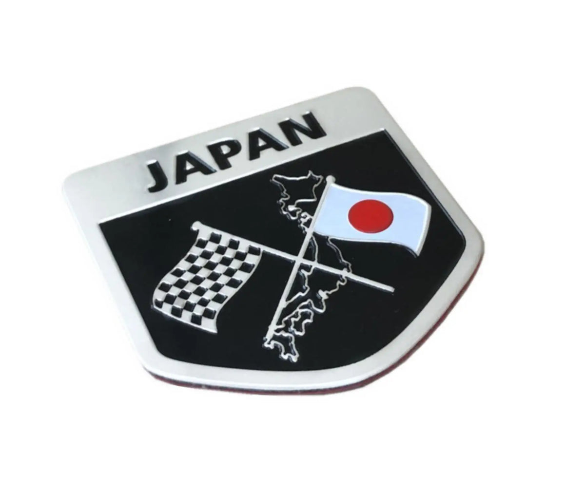 3D Metal Japanese Flag Emblem Badge Decal for Cars - view 4