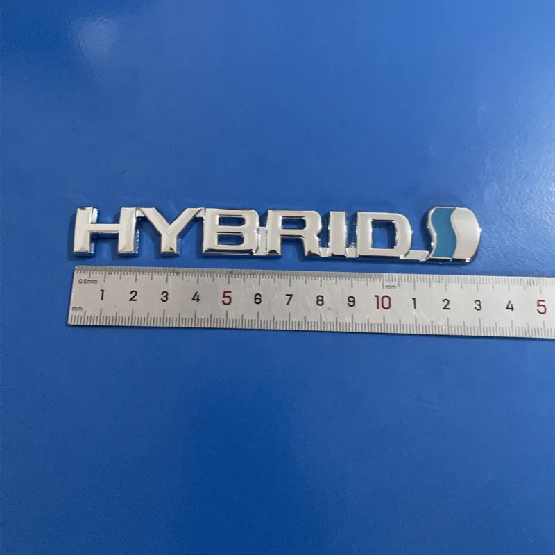 3D Metal Hybrid Bumper and Door Letter Badge Emblem for Cars - view 5