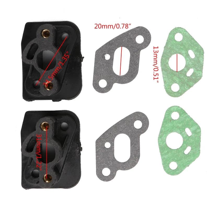 2-Pack Carburetor Adapter for Brush Cutter 36F 33 Replacement - image 6