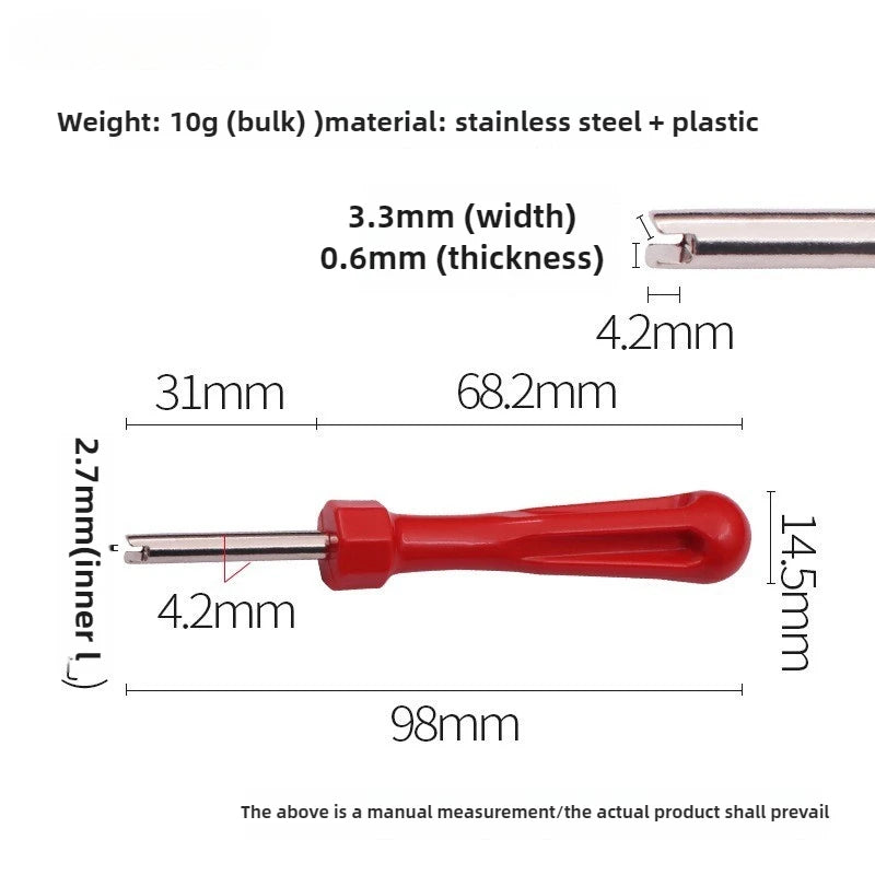 Tire Valve Core Tool - Standard/Large Bore Valve Stem Remover Inserter - image 15