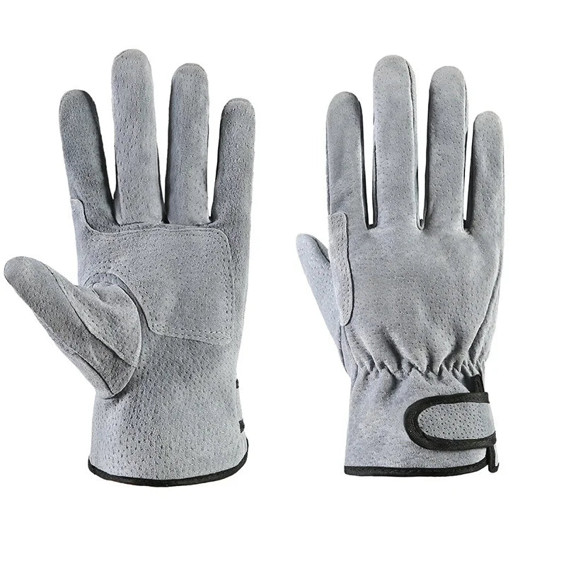 Cowhide Leather Welding Gloves – Heat Resistant Work Gloves