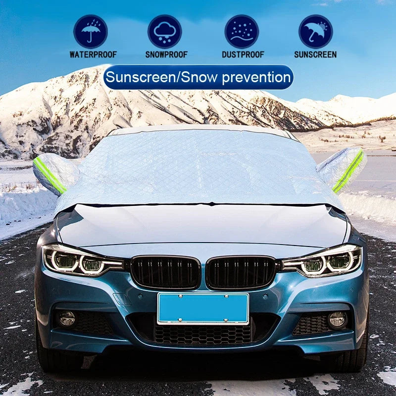 Windshield Snow, Frost and Sun Cover, Magnetic or Standard
