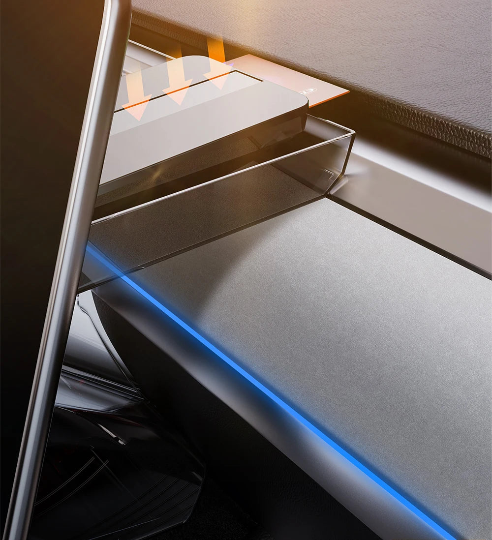 Magnetic Under Screen Storage Box for Tesla Model 3, Y and YL