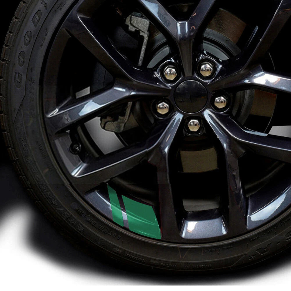Reflective Car Rim Stickers - 6 Pack for Jeep & Dodge - image 7