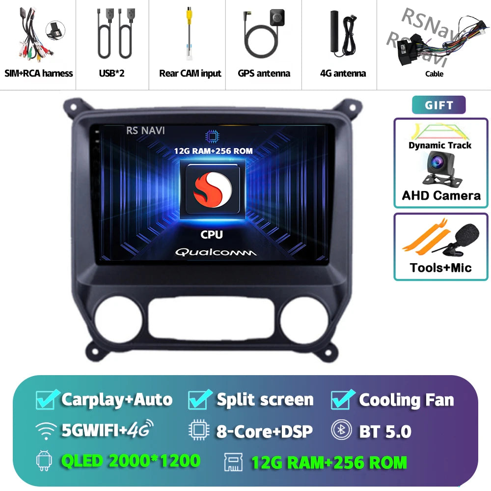 Wireless CarPlay & Android Auto Receiver for Chevy Silverado 2013-2019 - image 34