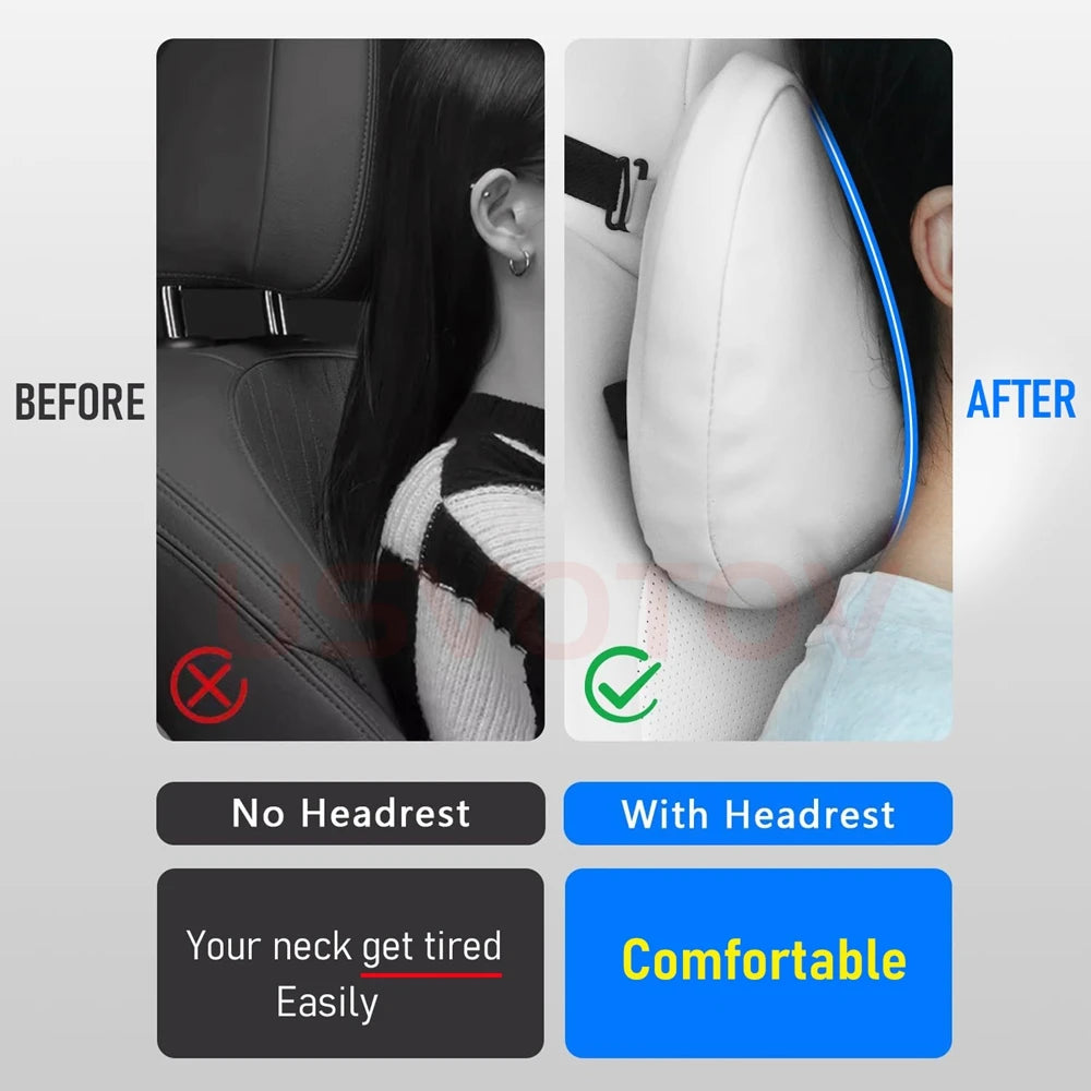 Ergonomic Neck Pillow for Tesla Model 3 S X Y - Headrest Support - image 3