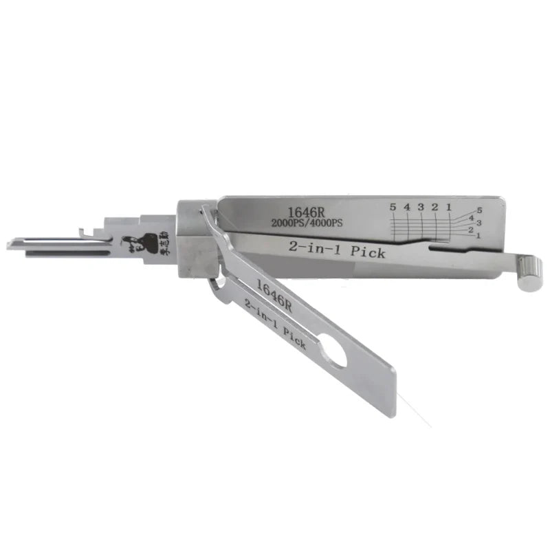 Lishi 2-in-1 Locksmith Tool for Home Door Locks (R52/KW1/SC1) - image 14