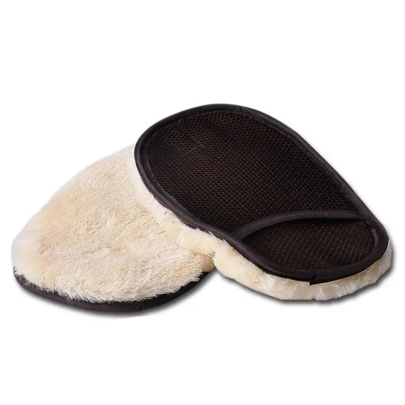 Soft Imitation Wool Car Wash Mitt for Cars and Motorcycles