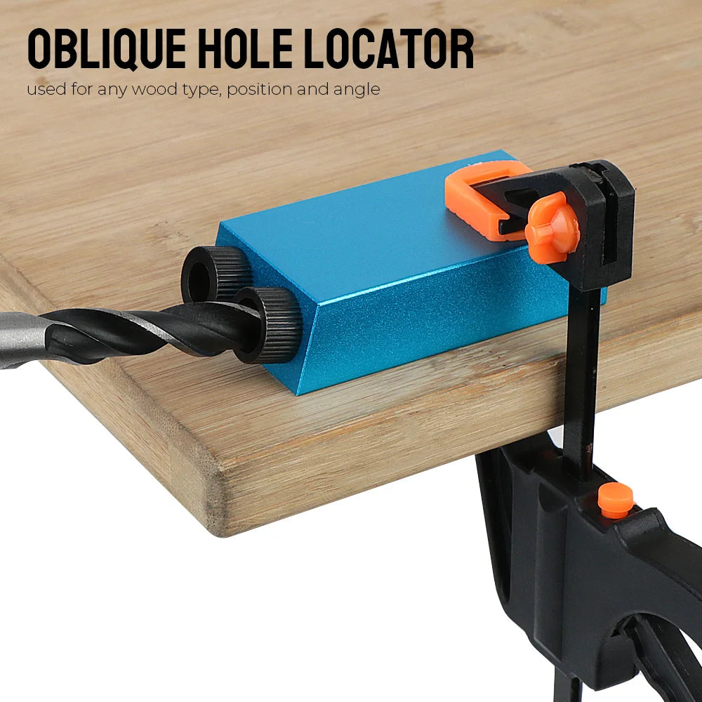 15-Degree Pocket Hole Jig Kit with Drill Bit Set, 7/14/15-Piece