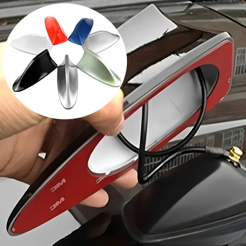 Shark Fin Roof Antenna Cover with FM/AM Cable
