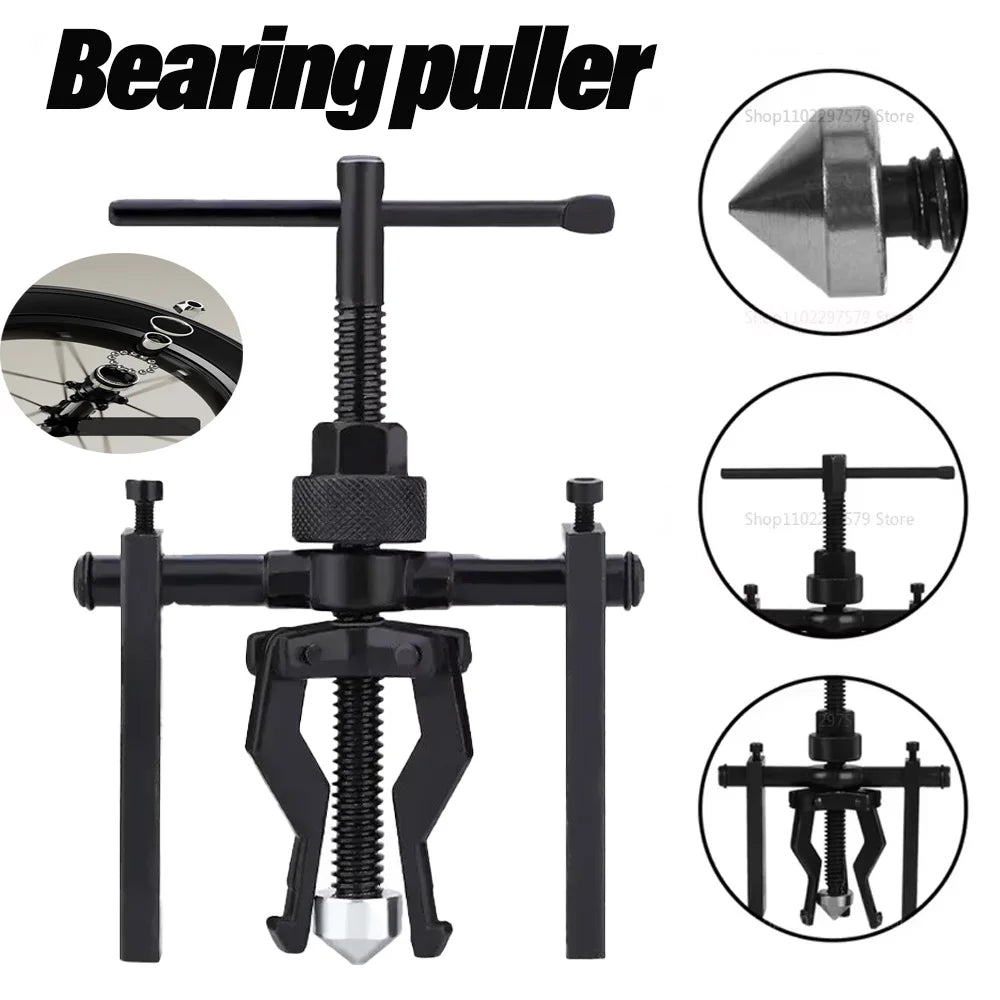 Car Inner Bearing Puller Gear 3-Jaws Extractor Heavy Duty Automotive Machine Tool Kit Car Separation Bearing Device Tools