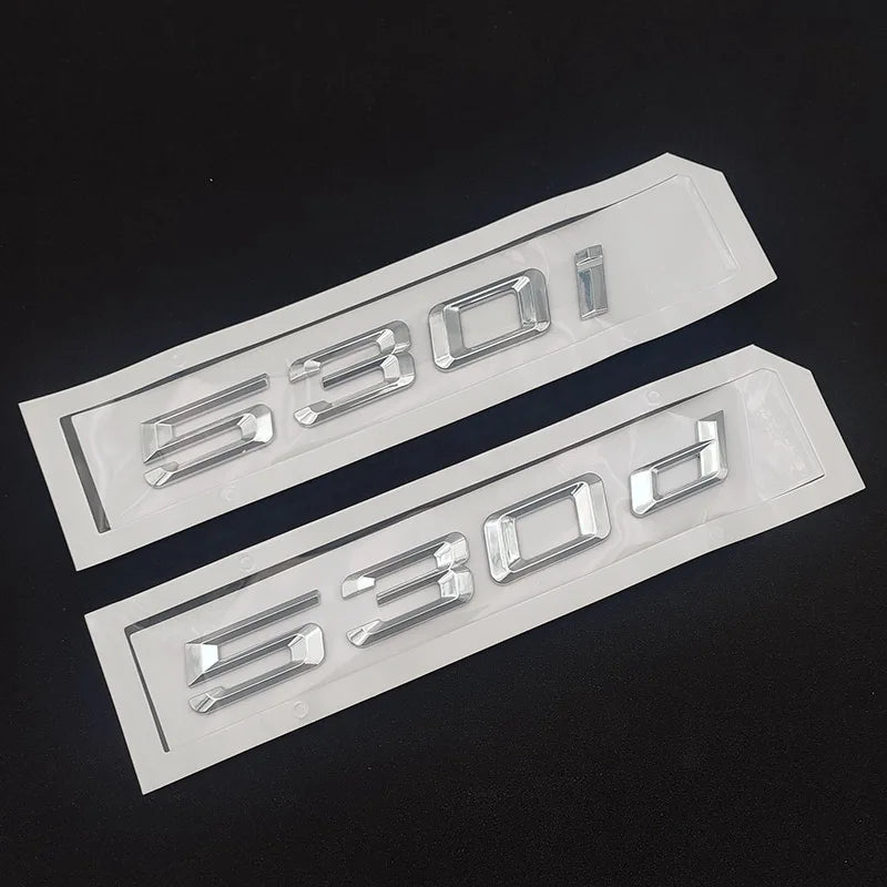 3D ABS Letter and Number Trunk Badge Emblem Set for Cars - view 14