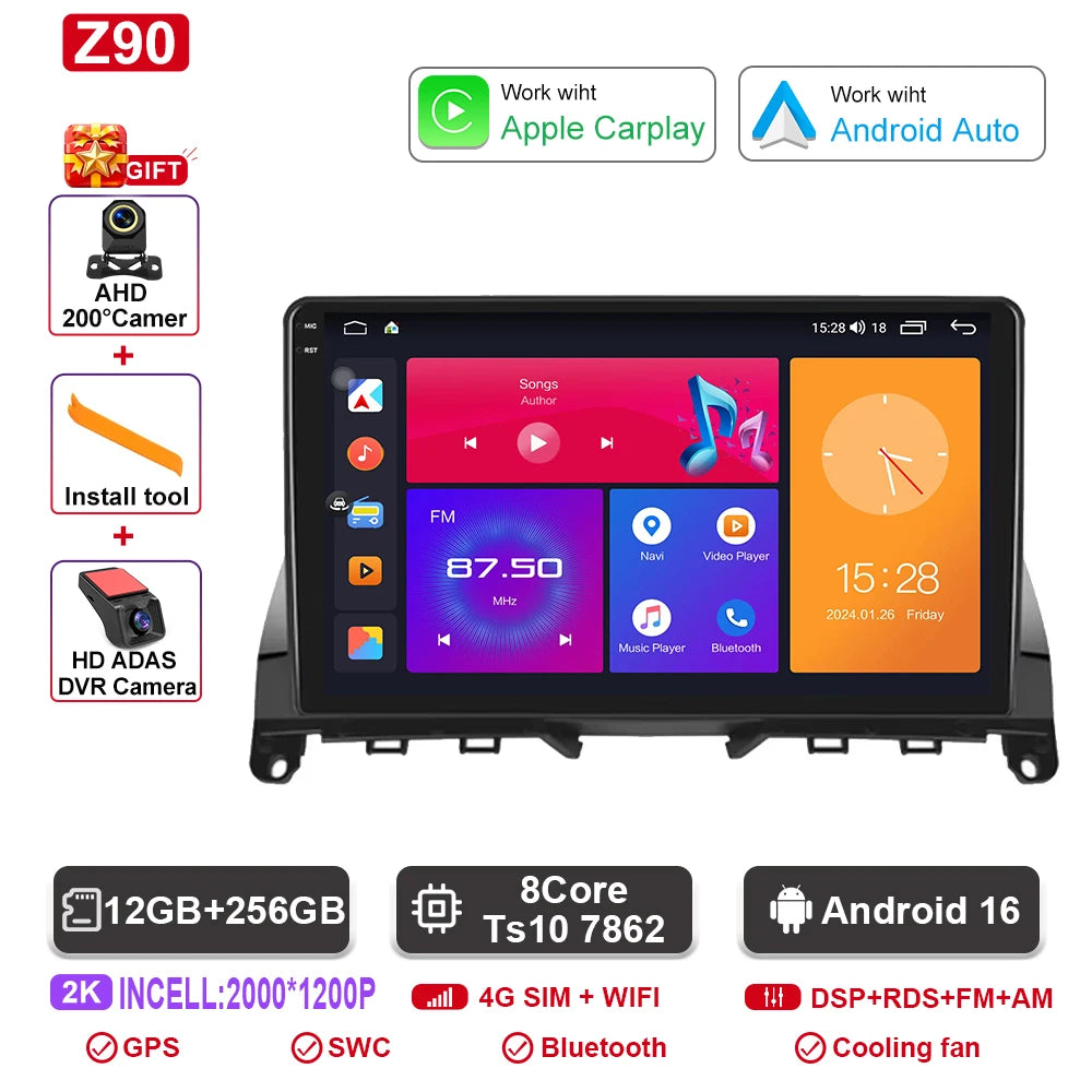 Mercedes C-Class W204 Android Multimedia System GPS & Bluetooth - image 7