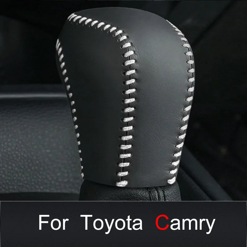 Premium Leather Gear Shift Cover for Toyota Corolla Cross 2019-2023 - image 7