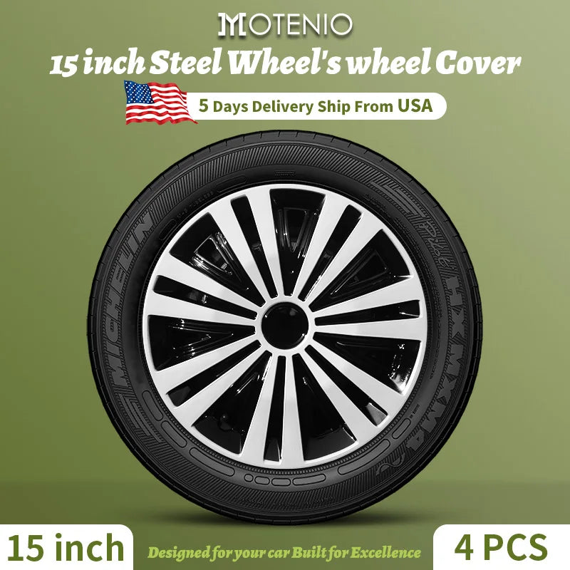 15-Inch Sport Wheel Covers for Steel Rims, Set of 4