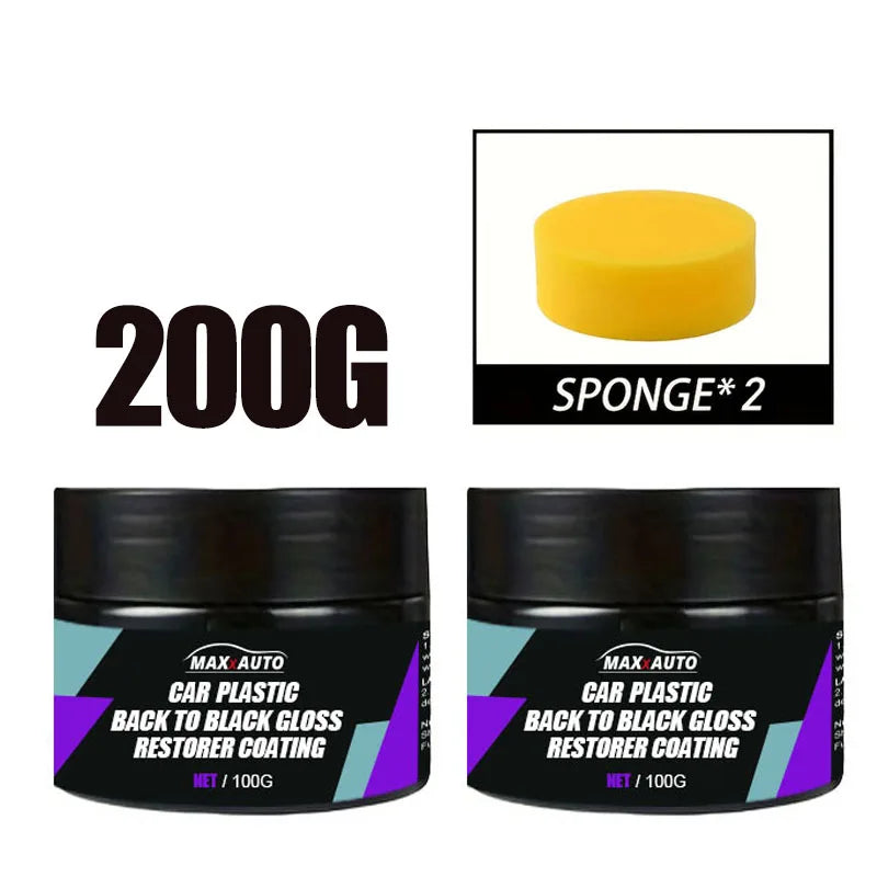 Car Plastic Trim Restorer, Back to Black Interior & Panel Coating