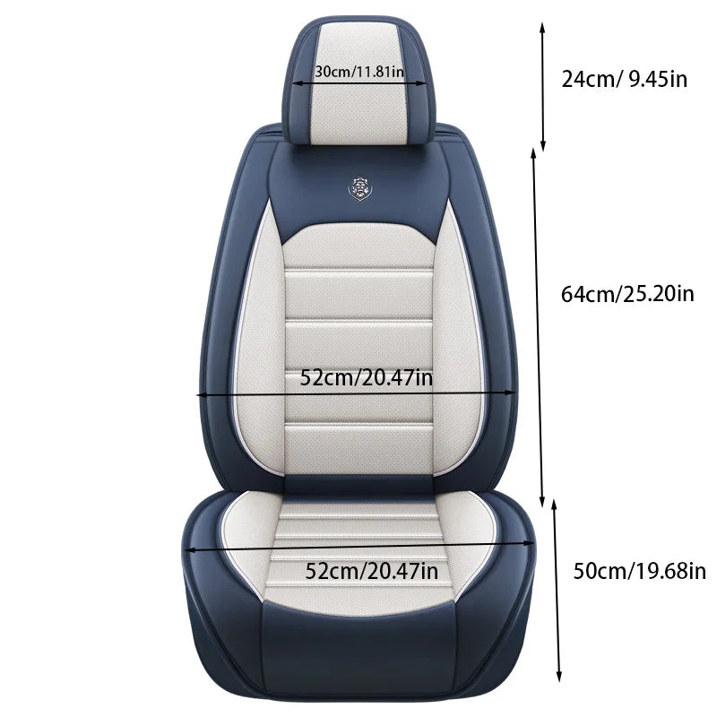 Universal Front Car Seat Covers for SUVs and Sedans, Set of 2