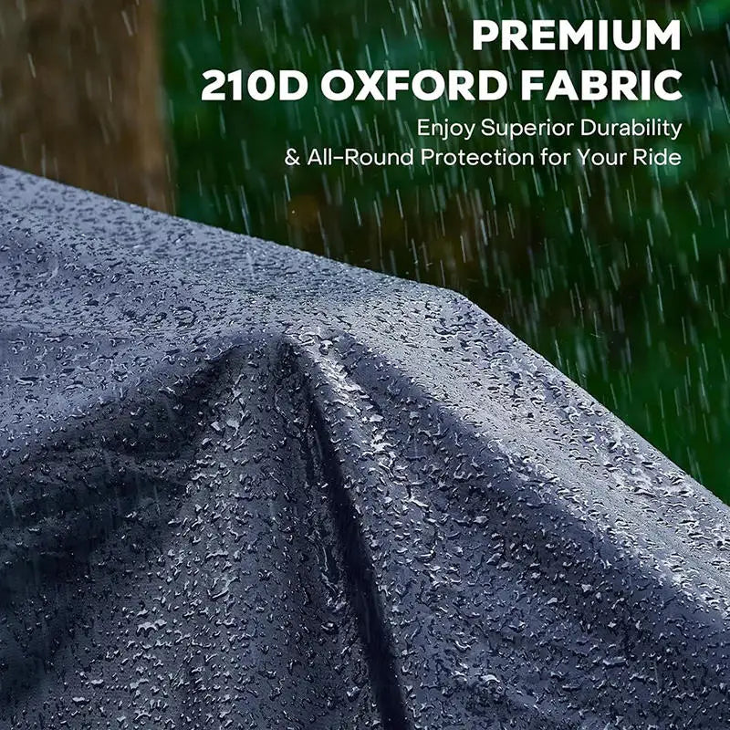 Motorcycle Cover Waterproof All Season Dustproof UV Protective Outdoor Indoor Motorbike Cover Universal Scooter Dirt Motor Cover