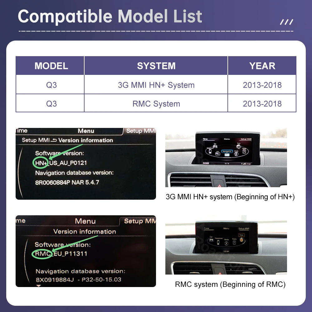 Audi Q3 (2013-2018) 12.3" Touchscreen Multimedia System - image 2