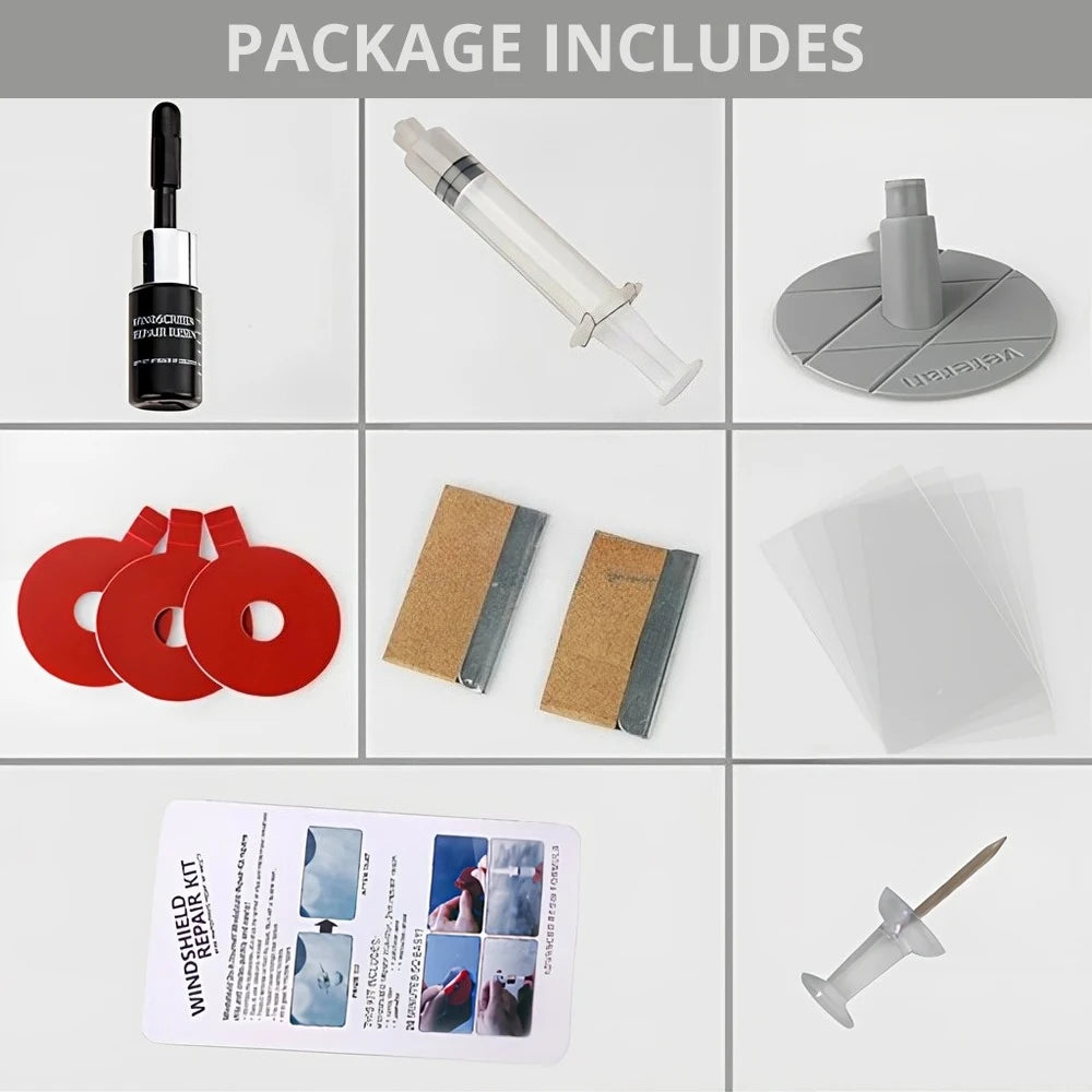 Car Windshield Repair Kit - Fix Chips, Cracks & Scratches - image 6