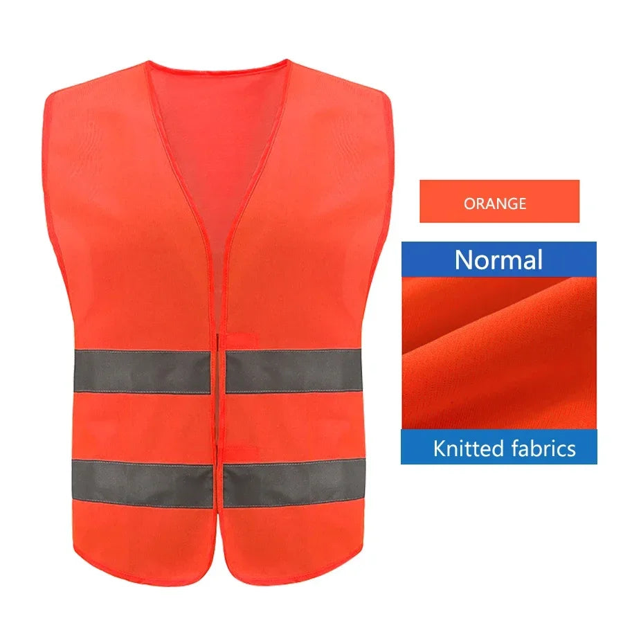 Adjustable High Visibility Reflective Safety Vest for Running and Cycling