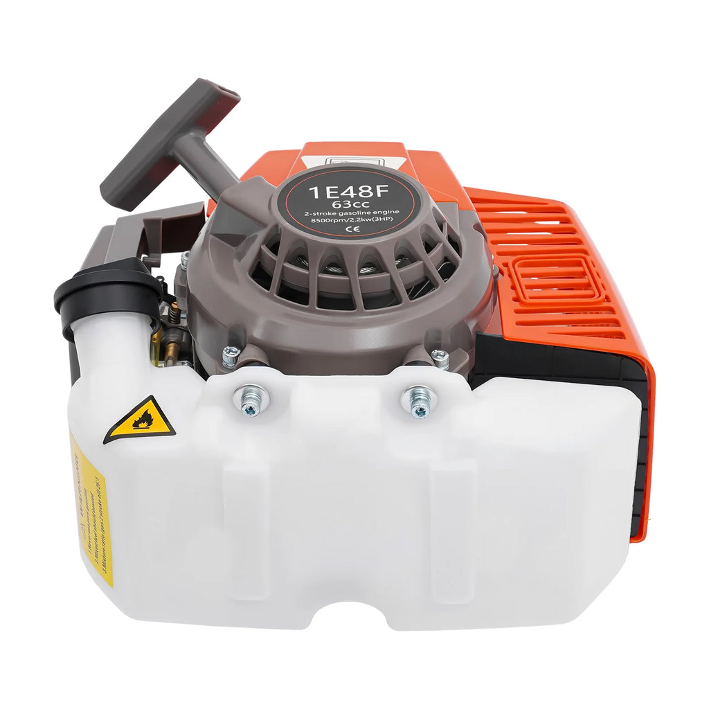 63cc 2-Stroke Gas Engine, 2.2 kW 8500 RPM for Tiller and Generator