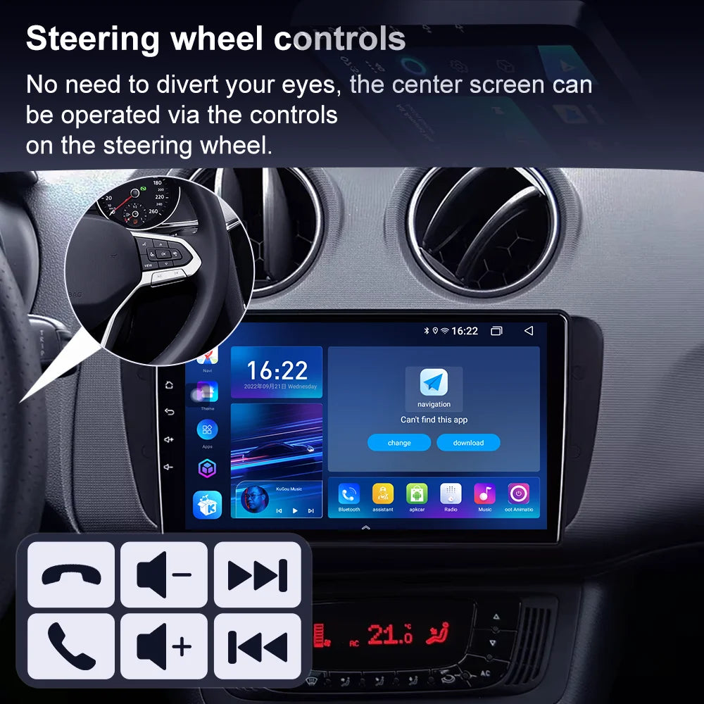 Android Car Radio for Seat Ibiza MK4 2008-2015 | CarPlay & GPS - image 4