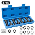 1/2" Drive Master Impact Hex Bit Set, Hex Driver,1/2" Drive Allen Bit Socket Set,Standard Metric Sizes,Cr-Mo Steel,Impact Grade