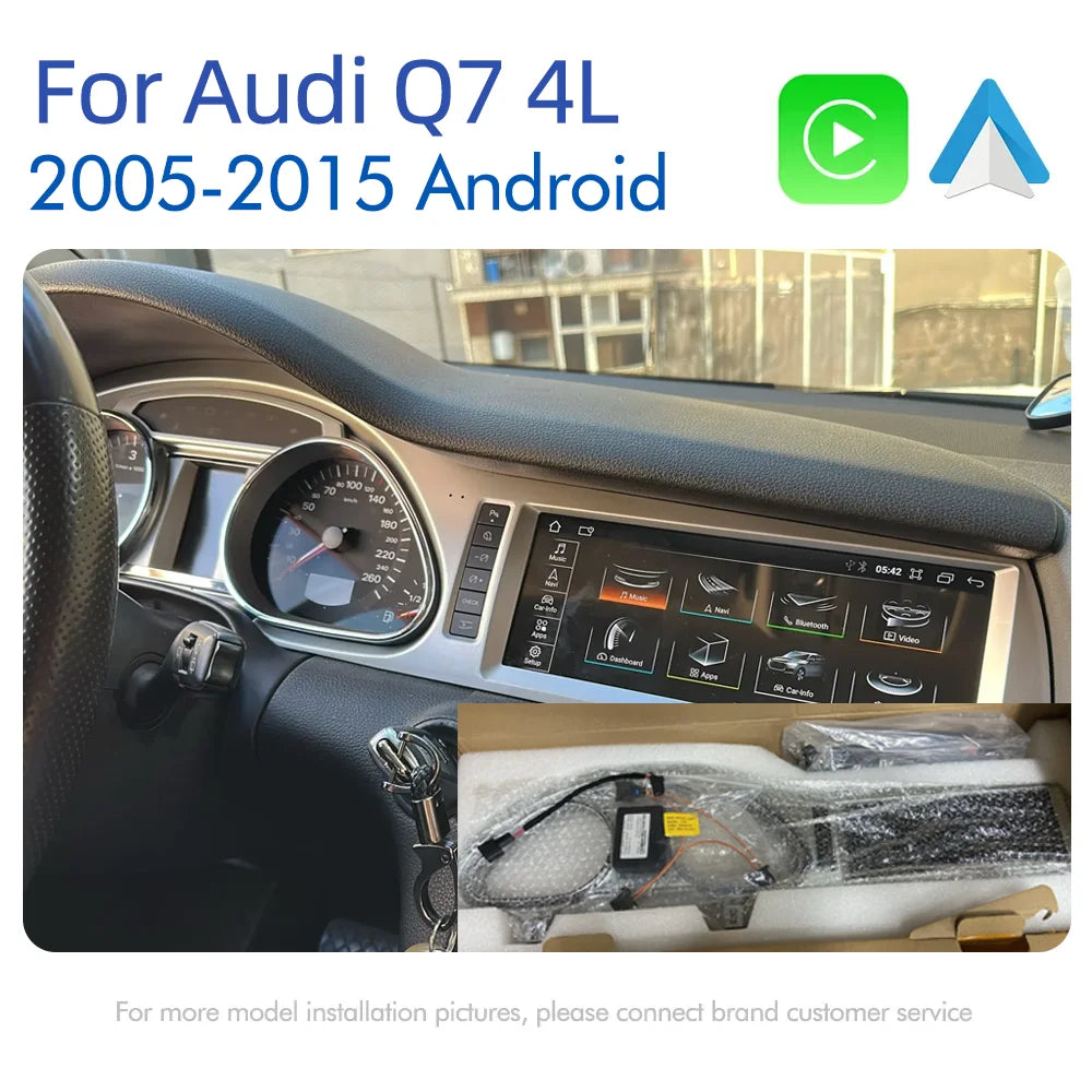 10.25" Android 14 CarPlay & Android Auto Player for Audi Q7 2005-2015 - image 2