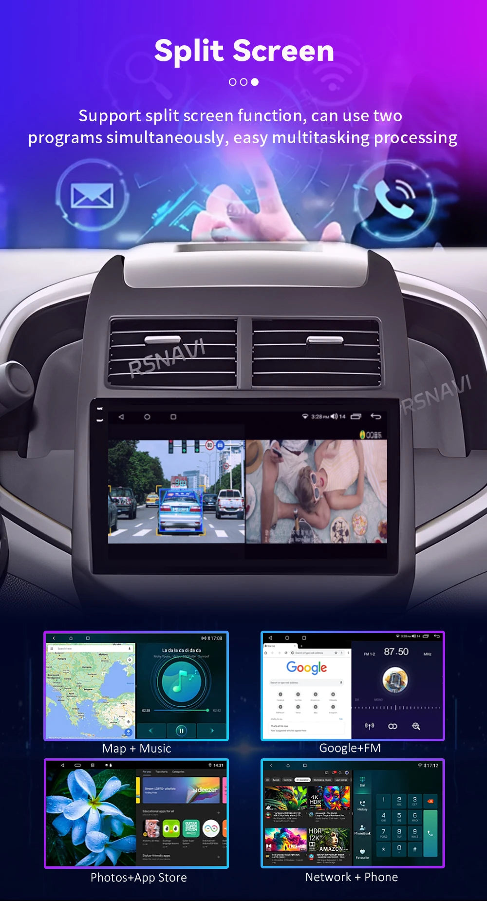 9-Inch CarPlay & Android Auto Radio for Chevy Aveo/Sonic (2011-2015) - image 22