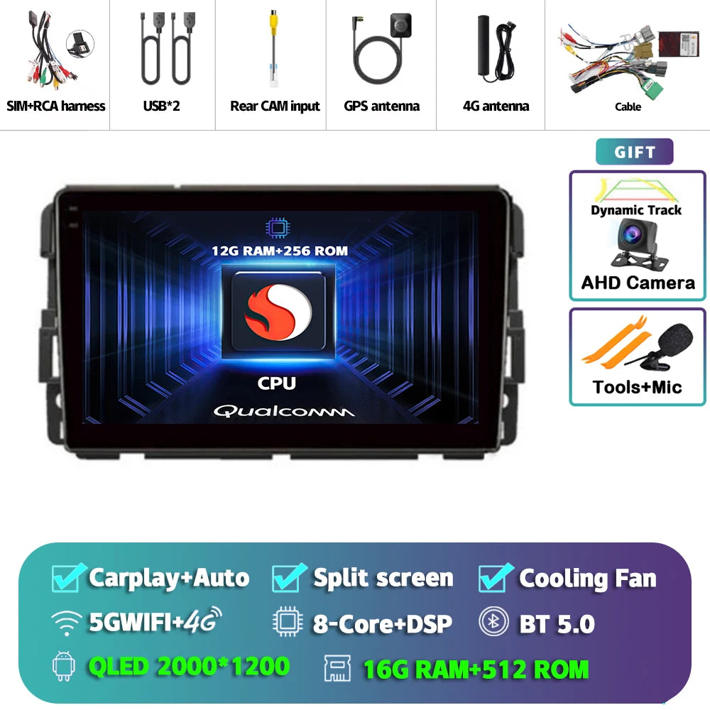 9-inch Android Car Radio with GPS, Apple CarPlay & Android Auto - image 21
