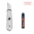 Heavy Duty Industrial Grade Stainless Steel Utility Knife and Wallpaper Blade Set