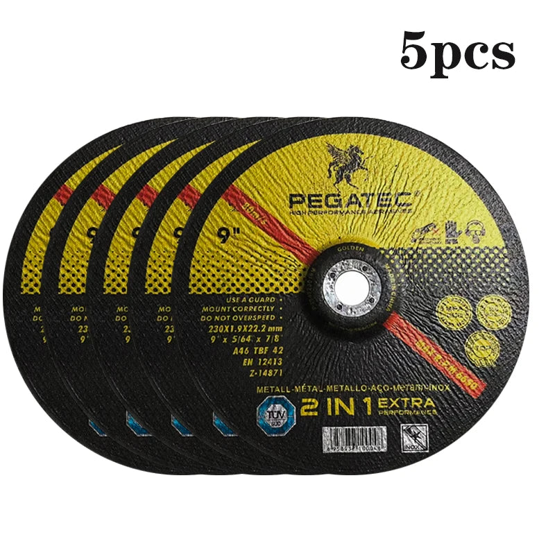 9 Inch Angle Grinder Cutting Disc 5/64 Inch Thick with 7/8 Inch Inner Bore