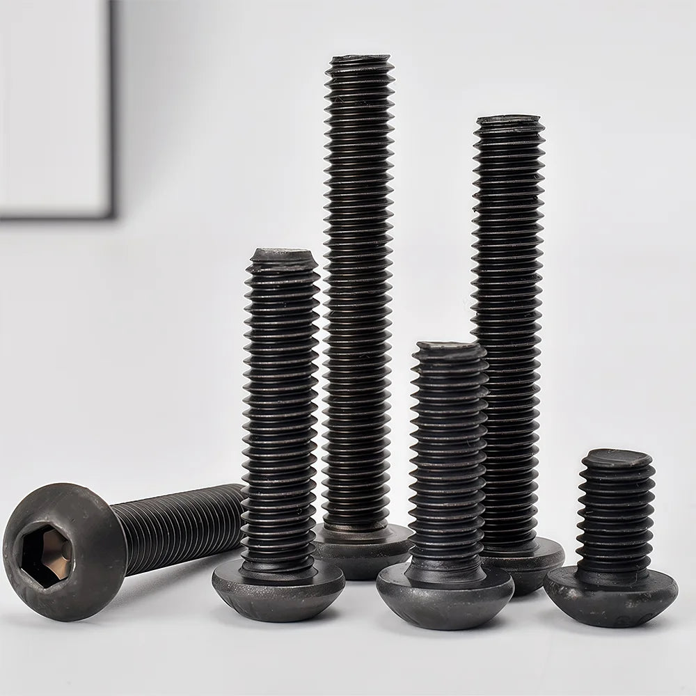 Hex Socket Button Head Screws, M2-M8, 10-200pcs
