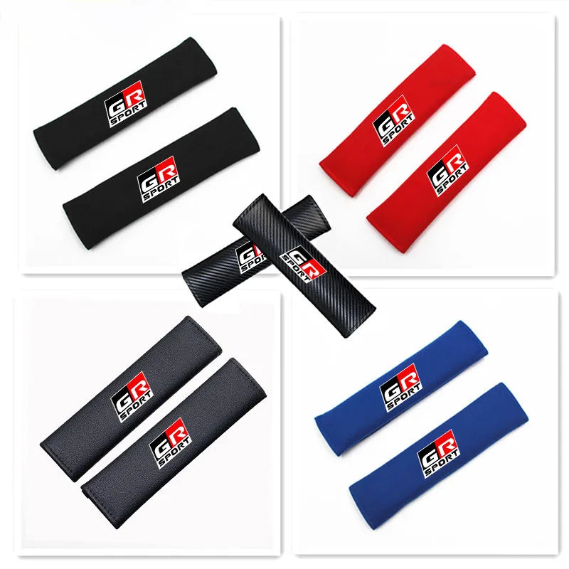 GR Sport Seat Belt Shoulder Pad Cover for Toyota Yaris, Corolla, Supra - image 5