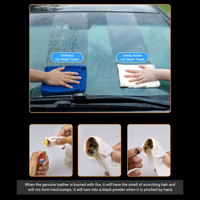 Absorbent Car Wash Drying Towel, 30x30cm or 30x55cm