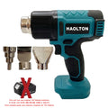 Cordless Industrial Handheld Electric Heat Gun, Adjustable Temperature, 18V Battery Compatible