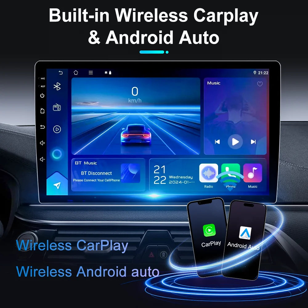 9-Inch Wireless CarPlay Android Auto Player for Mazda 3 2004-2009 - image 4