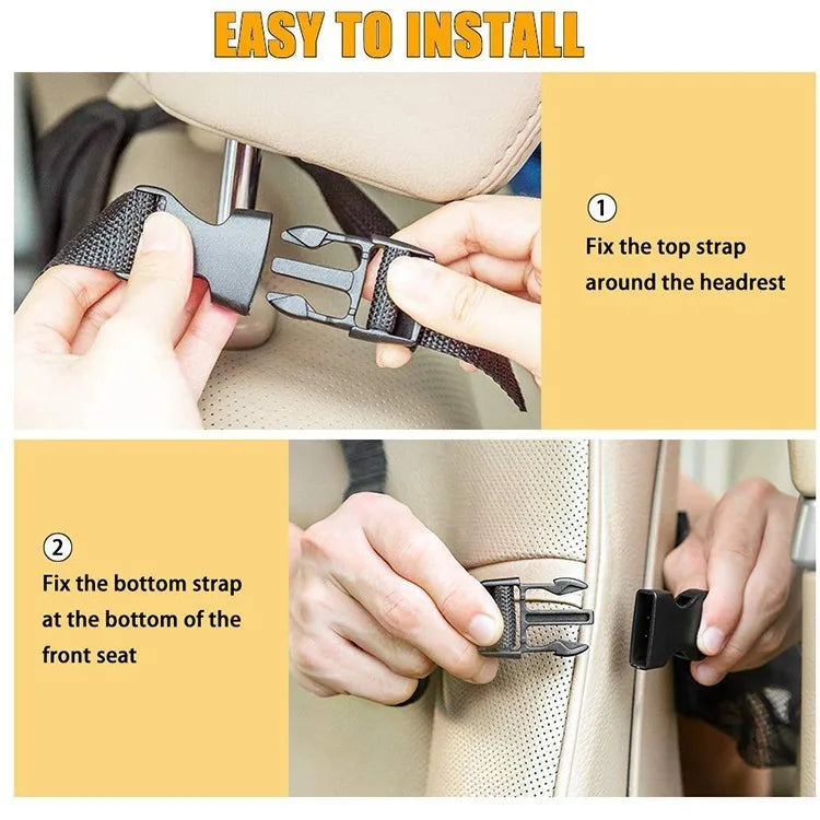 Car Backseat Organizer with Tablet Holder, 1 or 2 pcs