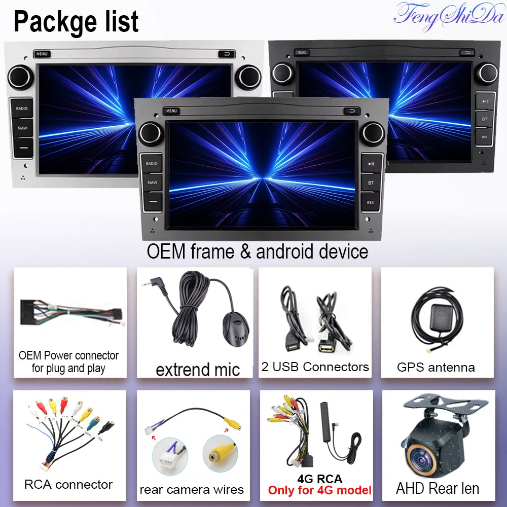 7-inch Android Car Radio with CarPlay GPS for Opel Astra Vectra Zafira - image 6