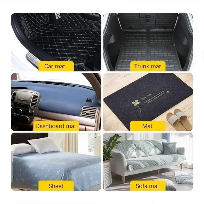 Hook-and-Loop Floor Mat Fixing Stickers, 1 to 25 Pairs