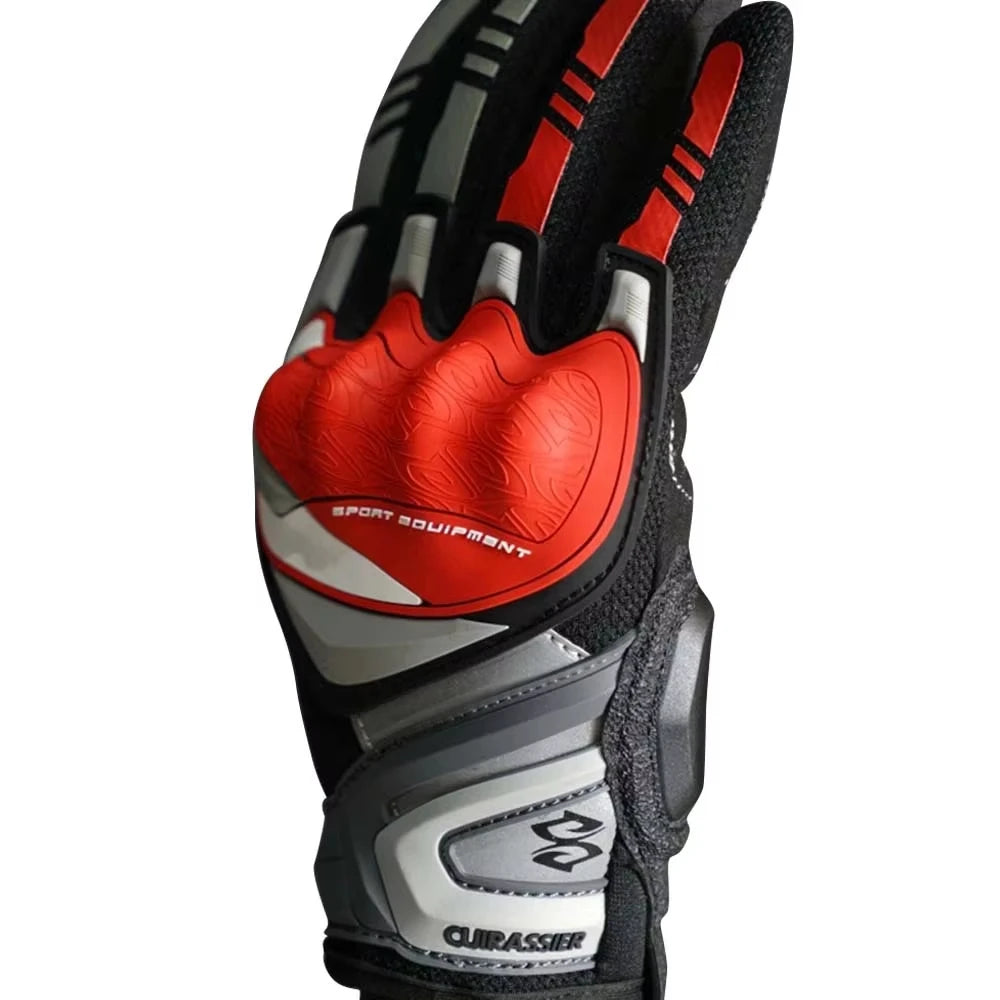 Motorcycle Gloves Are Touchable Reflective Full Finger Gloves And Road Riding Anti Slip Wear-resistant Protective Gloves