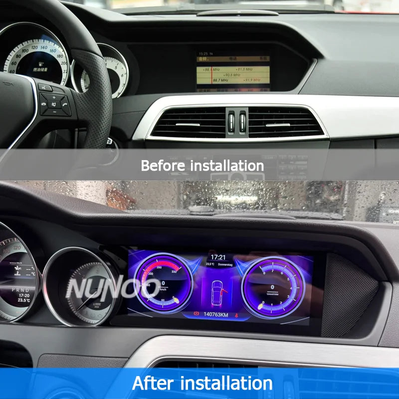 Wireless CarPlay Android 14 Stereo Mercedes C-Class W204 2011-2014 - image 2