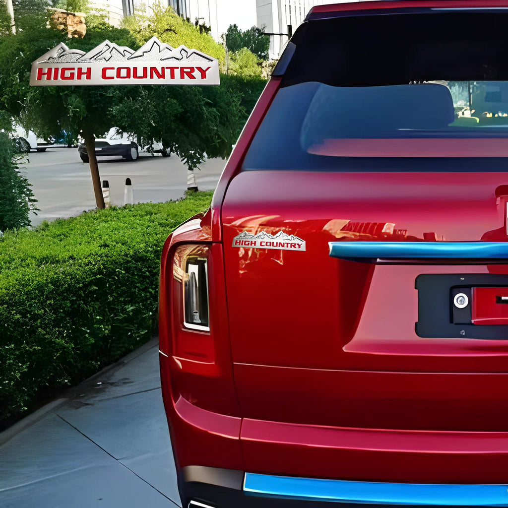3D Zinc Alloy Mountain Car Emblem Sticker for Custom Look - image 5