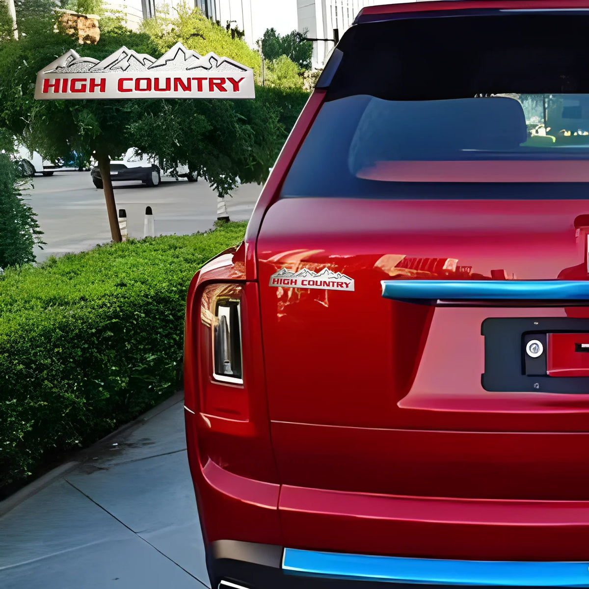 3D Zinc Alloy Mountain Car Emblem Sticker for Custom Look - image 5
