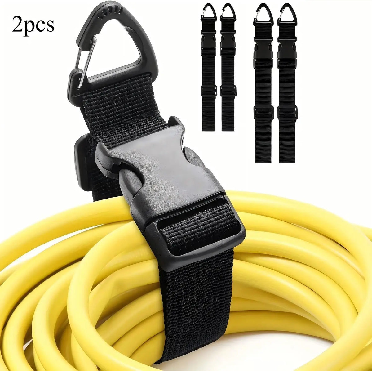 45cm Adjustable Extension Cord Organizer Storage Strap with Buckle