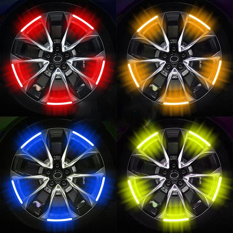 Reflective Wheel Rim Strips for Car and Motorcycle Tyres, 20-40pc - view 7