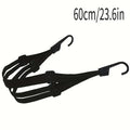 1Pc Motorcycle Elastic Suitcase with Safety Hook-Versatile Helmet Mesh Gear Transport Durable and Sleek for Daily Travel
