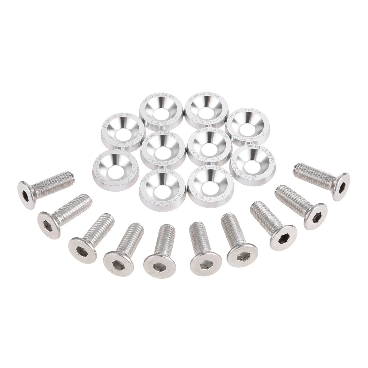M6 Anodized Aluminum Fender Washers & Bolts - Set of 20 - image 12