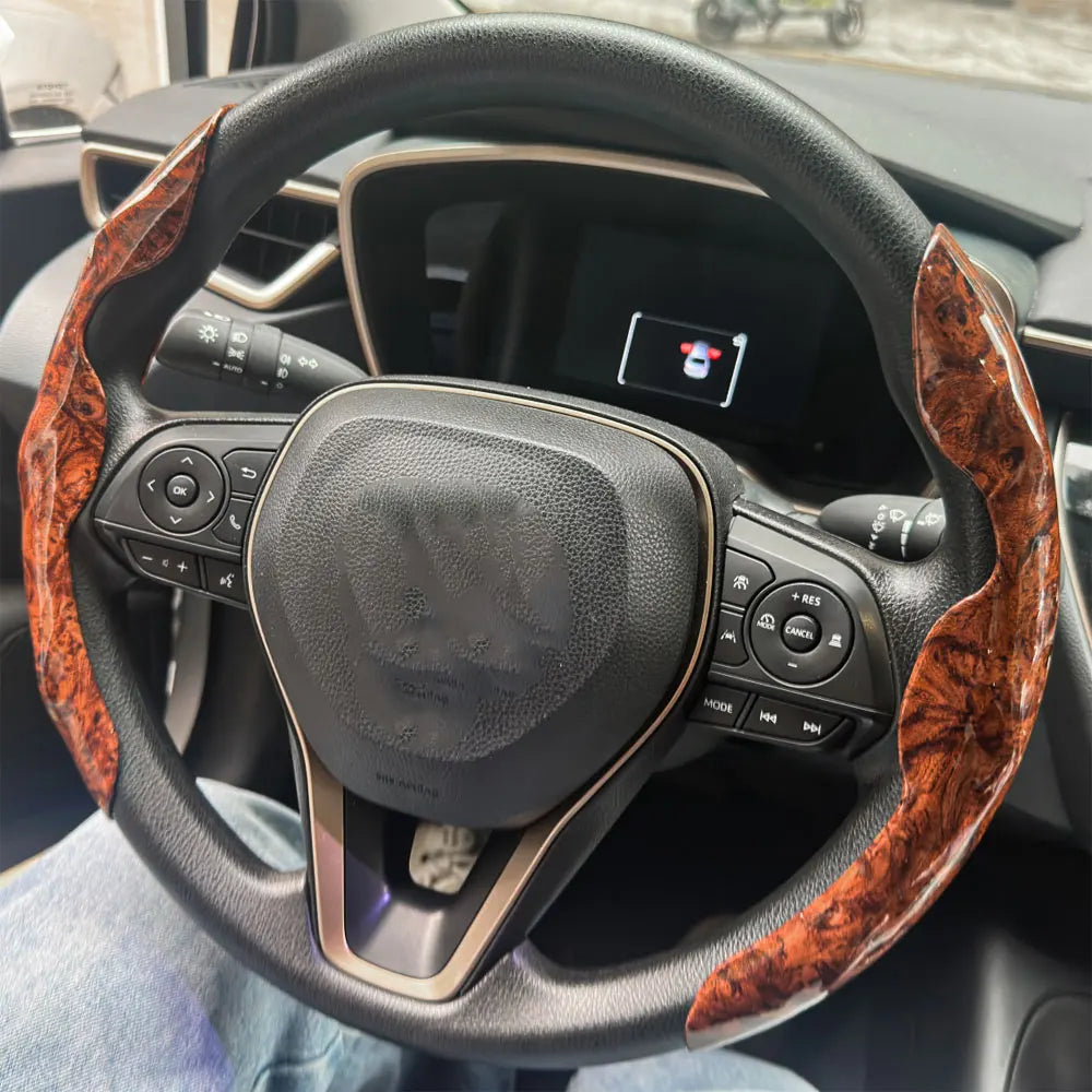 Non-Slip Steering Wheel Grip Covers, 2 pcs